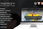 Элегантная Фитнес тема ENERGY для Wordpress